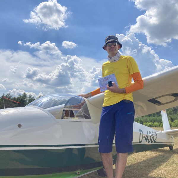 Sebastian absolviert seinen 50km Streckenflug