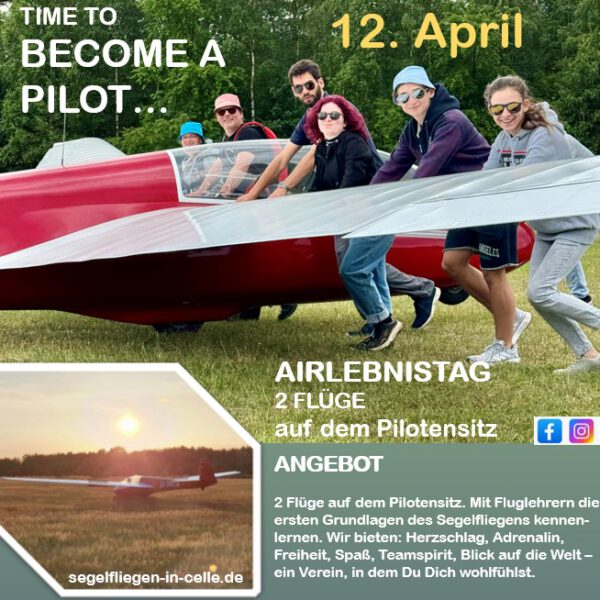 Pilot für einen Tag